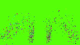 Green Screen Effect Confetti Pack Royalty-Free