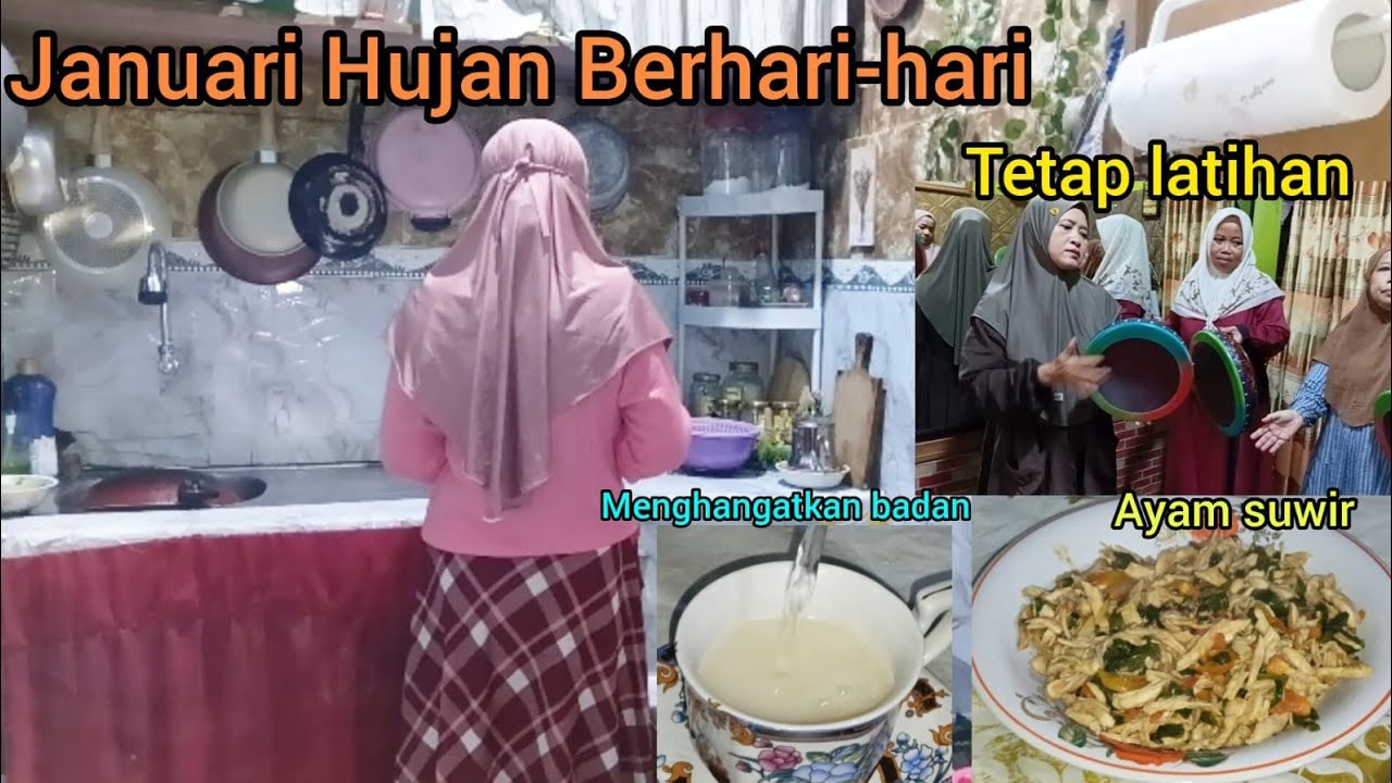 Daily Vlog//Januari Hujan Berhari-hari//Aktivitas Masih Berjalan//Masak Ayam 