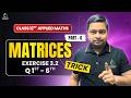 Class 12 Applied Maths | Matrices Exercise 3.2 Q1–6 | Step-by-Step Solution | Sushant Learning Hub