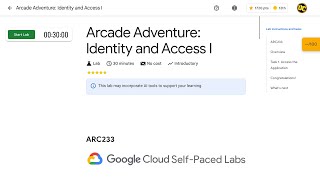 Arcade Adventure: Identity and Access I ARC233
