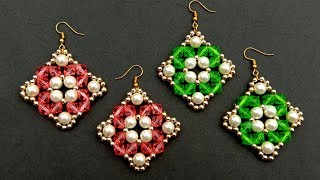 How To Make//Designer Earring//At Home// useful & easy