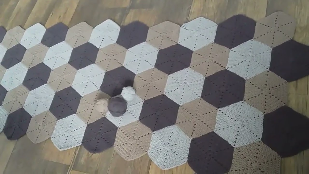 😍 tapete hexágono enorme 2metros e 25cm de largura