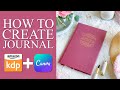 How to Create A Journal Using Canva Templates for Amazon KDP (amazon kdp publishing journal)