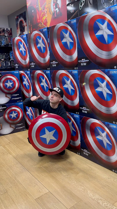 Captain America Brave New World Shield Hasbro #iosonounvirtuale #captainamerica #hasbro #unboxing