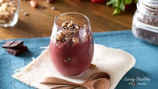 Chocolate ACAI BOWL (without banana) (Vegan &amp; Paleo)