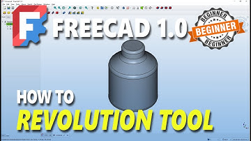 FreeCAD 1.0 Parametric Part How To Use Revolution Tool