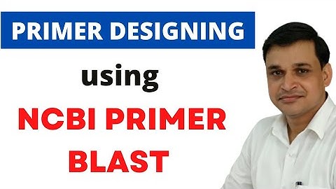How to design pcr primers using NCBI primer blast