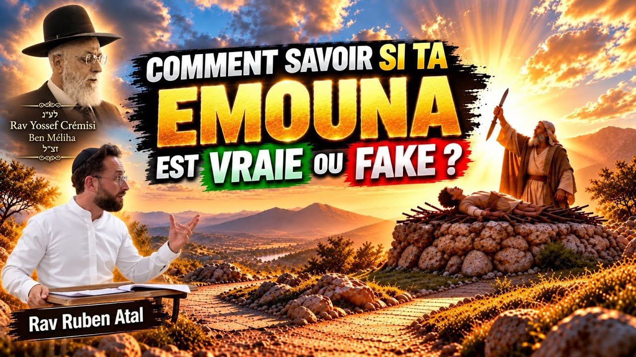 Comment Savoir Si Ta Emouna Est Vraie Ou Fake ?  Rav Ruben Attal 
