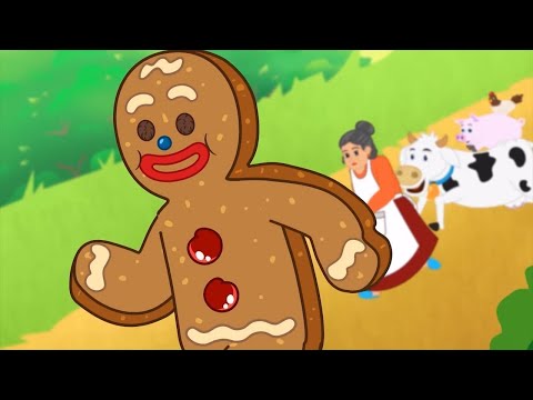 جنجربریڈ آدمی | Gingerbread Man + Ali Baba And The Forty Thieves | Urdu Fairy Tales