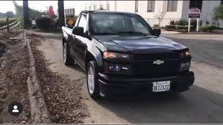 Supercharged LS swapped Colorado pickup, WOT blasts and burnouts