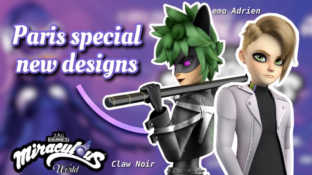 The Day Has FINALLY Come... - The new Adrien and Claw Noir designs ...