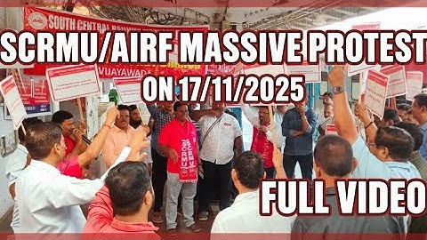 "Why Railway Running Staff are Massively Protesting on 17 Nov 2025| SCRMU/BZA🔥🔥 Exclusive"| AIRF 🔥🔥🔥
