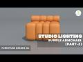 LIGHTING ON BUBBLE ARMCHAIR IN 3DS MAX (PART-3) FURNITURE MODELLING IN 3DS MAX | FURNITURE DESIGN-36