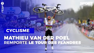 Cyclisme : Mathieu Van der Poel remporte son 3e Tour des Flandres !