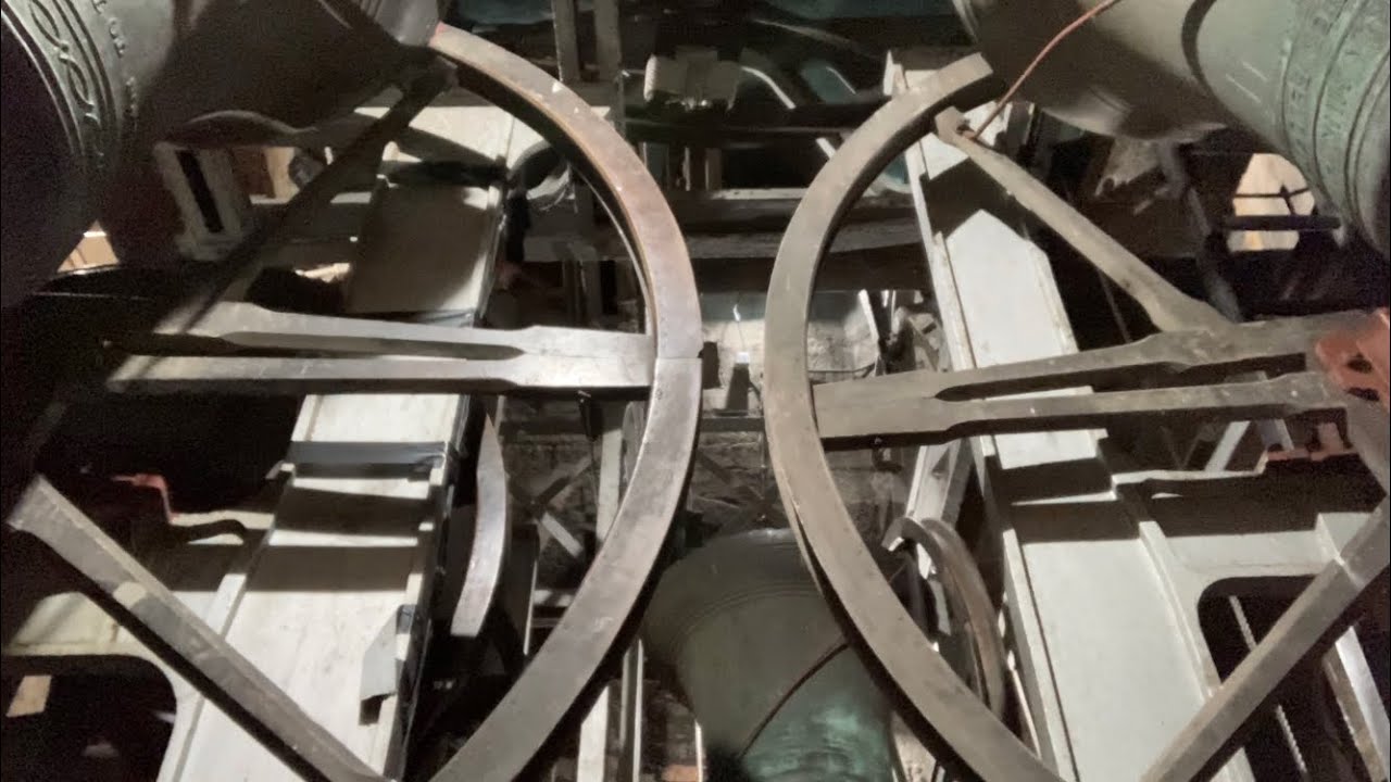 Bell Ringing in the Belfry at Stroud, Glos