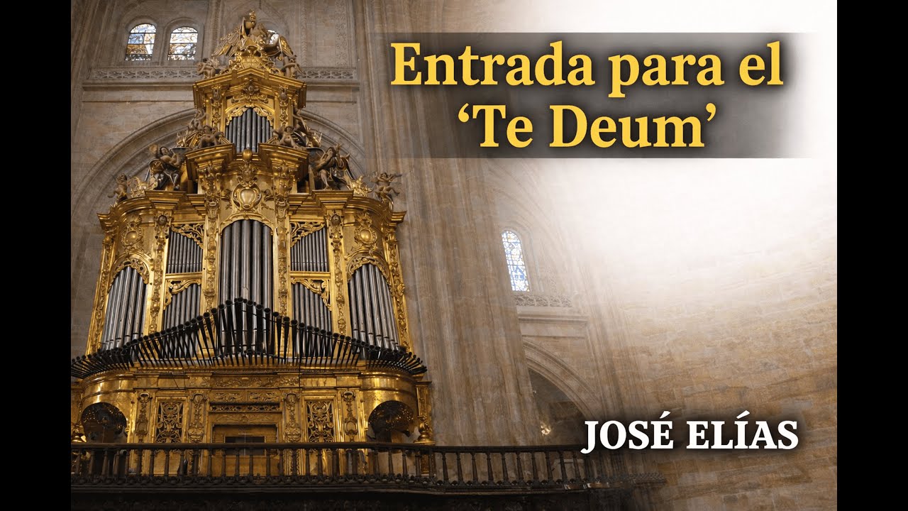 José Elías: Entrada para el 'Te Deum'
