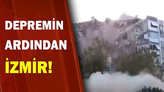 6,6'lık Deprem Sonrası Hasar Gören Binalar Yıkılıyor! / A Haber | A Haber