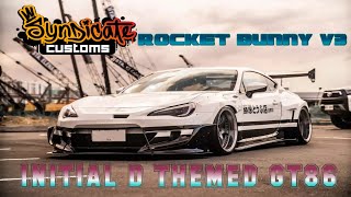 TOYOTA GT86 ROCKET BUNNY INITIAL D STYLE another SYNDICATE CUSTOMS PROJECT