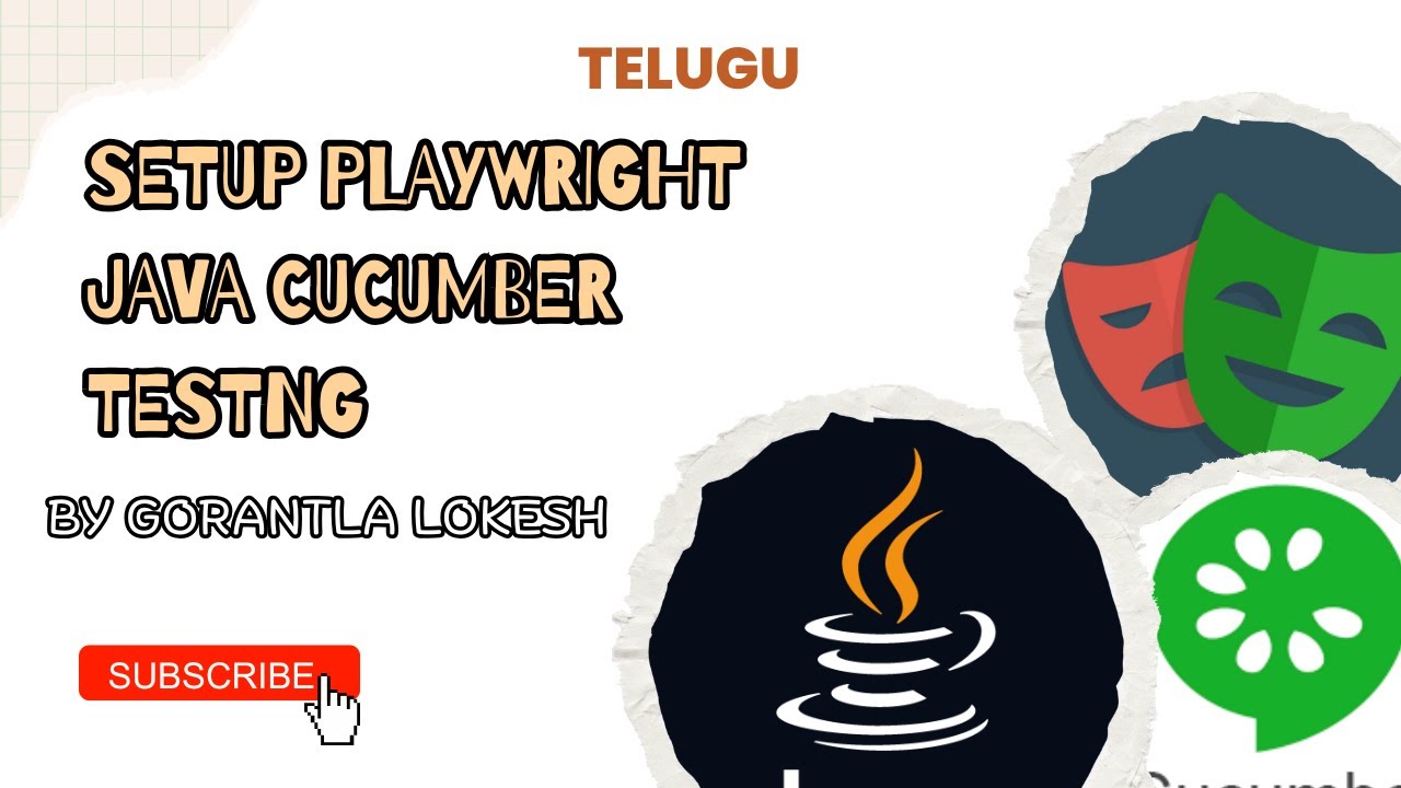Part 1: Setup - Playwright Java Cucumber TestNG | #telugu #playwright # ...