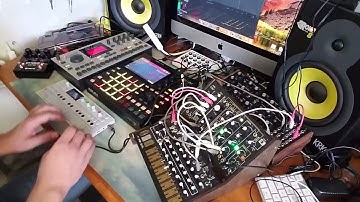 Syncing MPC One to 0-Coast, 0-Ctrl, Mother-32, and Elektron Machinedrum | Semi-Modular Jam