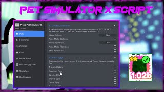 UPDATED! PET SIMULATOR X SCRIPT AUTO RAINBOW//INSTANT MINE//HALLOWEEN PETD//NEW LOADSTRING//DUPE