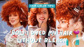 Dye your hair red without bleach | My hair transformation (and why I did a BIG CHOP!)