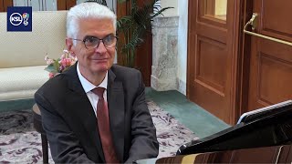 The newest apostle of The Church of Jesus Christ of Latter-day Saints meets the media