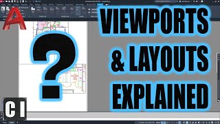 AutoCAD Viewports Explained! Layout / Paper Space Tutorial & MustKnow Tips