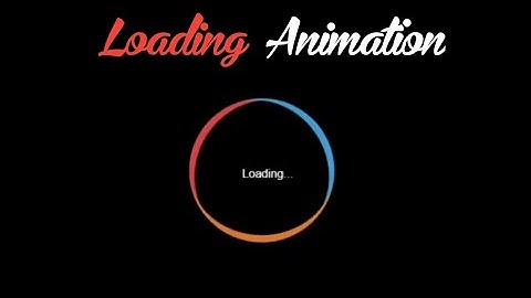 Tutorial Membuat Loading Animation Only Using HTML & CSS