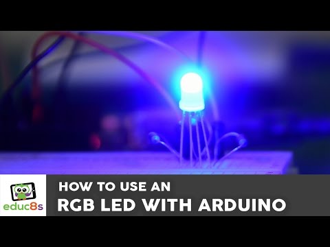 Video: Hur Man Ansluter RGB LED Till Arduino