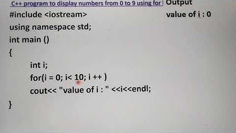 for loop in C++ with example, part 8, Chapter 10, in tamil, Unit 3, A. Jaya Mabel Rani