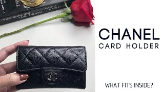 CHANEL CARD HOLDER | What fits inside?