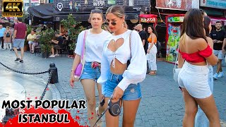 🇹🇷 Besiktas Galata port Karakoy Grand Bazaar istanbul 2023 Turkey Walking Tour Tourist Guide 4k