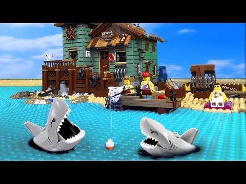 ЛЕГО Акула и ОПАСНАЯ Рыбалка | Мультики 2020 | LEGO Страшные Истории