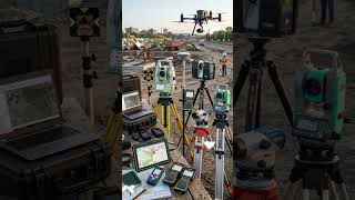 📐🌍 Surveying Instruments in Action! 🚧✨From measuring the land to building the future 🏗️📏 #shorts
