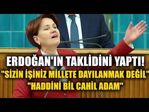 Meral Akşener'den Salonu Kahkahaya Boğan Erdoğan Taklidi!