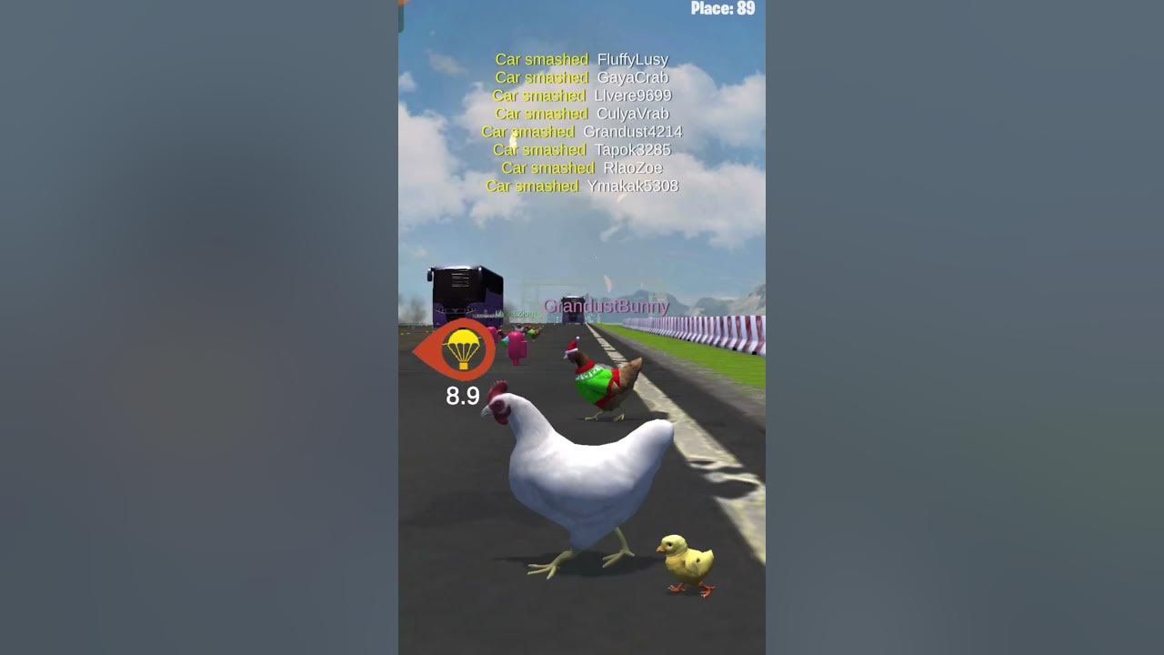 CHICKEN ROAD CROSSING GAME shorts YouTube
