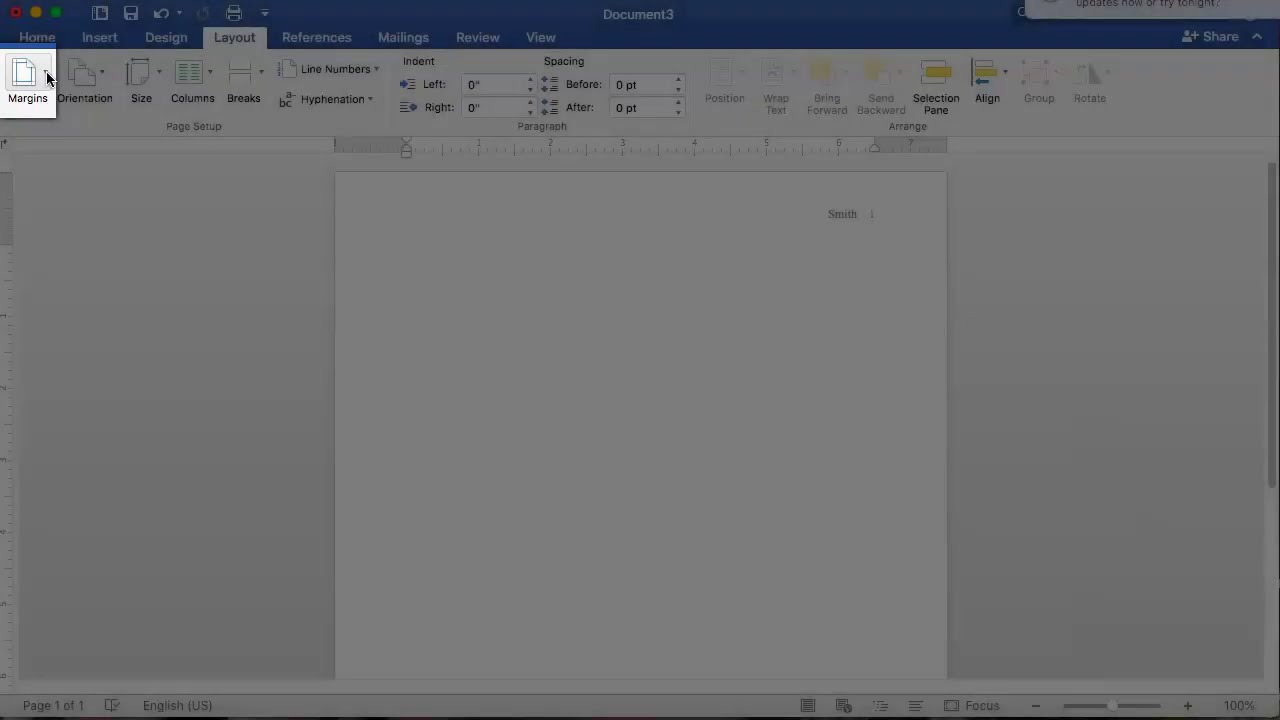 MLA: Setting Up Your Paper in Microsoft Word - YouTube