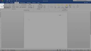 MLA: Setting Up Your Paper in Microsoft Word