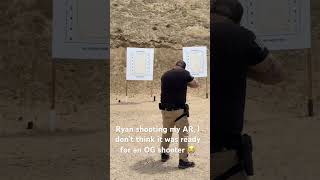 Iron sights shooting with an AR