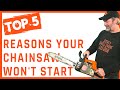 How To Fix a ChainSaw if it Won't Start - Video - YouTube