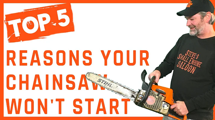 How To Fix A Chainsaw That Won't Start