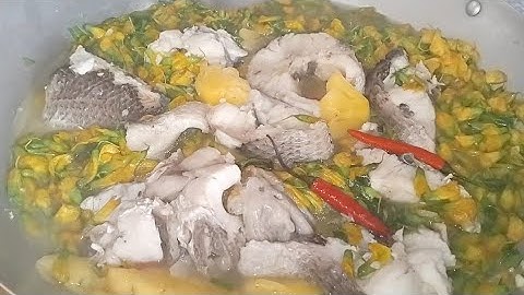 CANH CHUA BÔNG ĐIÊN ĐIỂN CÁ LÓC đậm chất miền tây