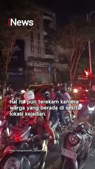 Detik Detik Mobil Damkar Seruduk Minibus Saat Menuju Lokasi Kebakaran di Balikpapan