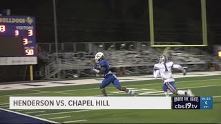 UNDER THE LIGHTS: Henderson vs. Chapel Hill