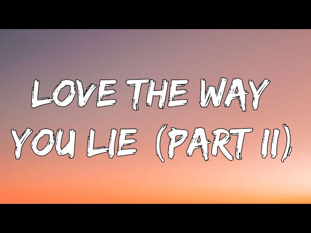 Love The Way You Lie (Part 2) White Heart Song Lyric