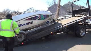 PATERSON FLOODED BY BOATS