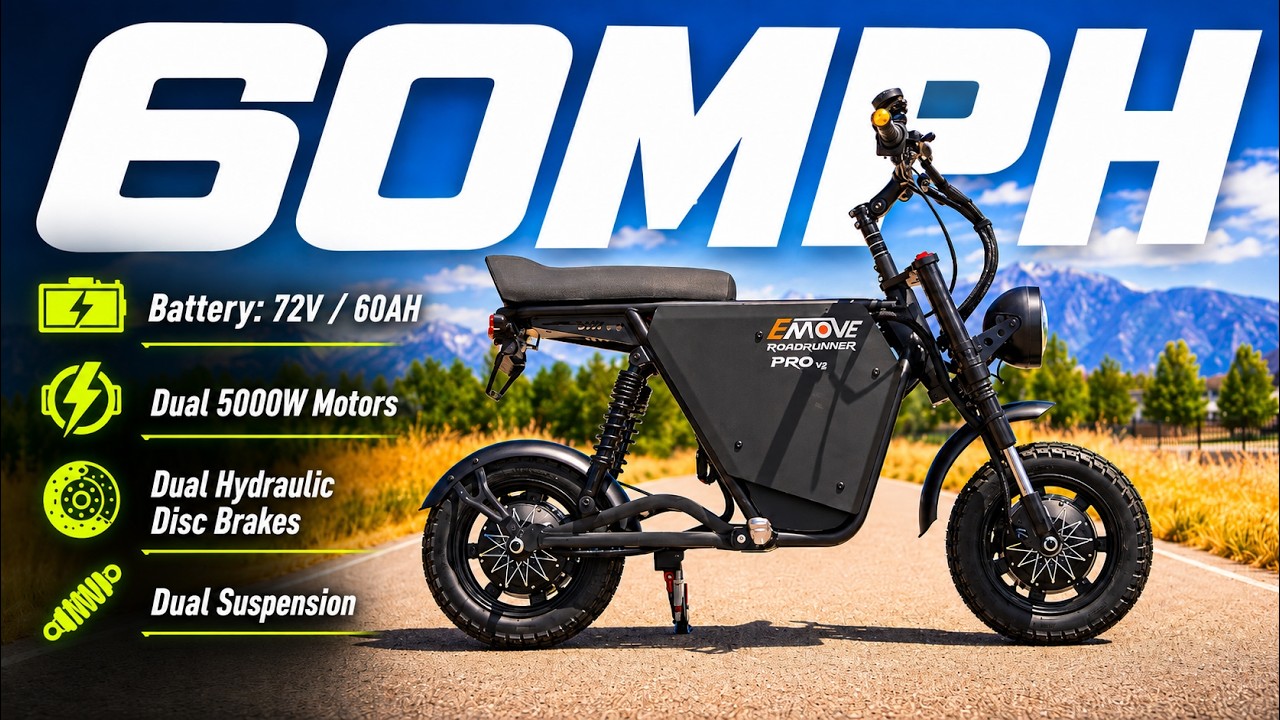 Buy EMOVE RoadRunner Pro Seated Electric Scooter at VoroMotors
