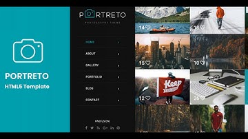 Portreto - Photography & Portfolio HTML5 Template | Themeforest Website Templates and Themes