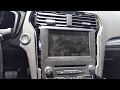 How to replace the radio or apim on a ford fusion